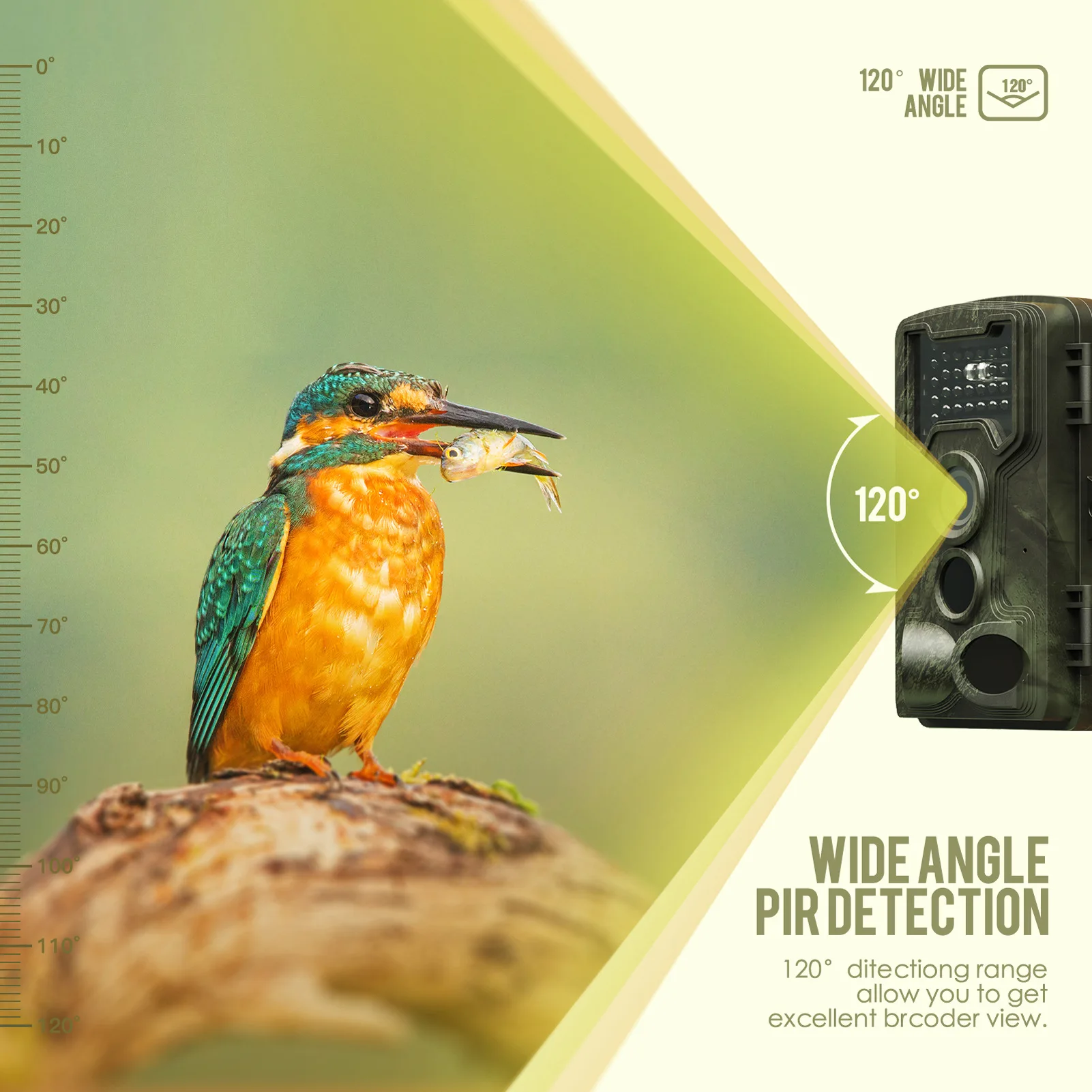Outdoor Hunting Camera Wifi - กล้องล่าสัตว์ Trail 58MP 2.7K พร้อม 940nm