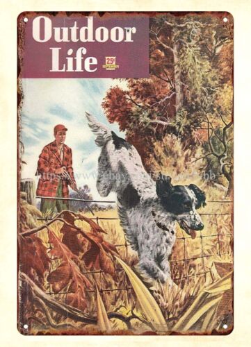 Outdoor Hunting Dogs - ของตกแต่งบ้าน นิตยสาร OUTDOOR LIFE ปี 1948