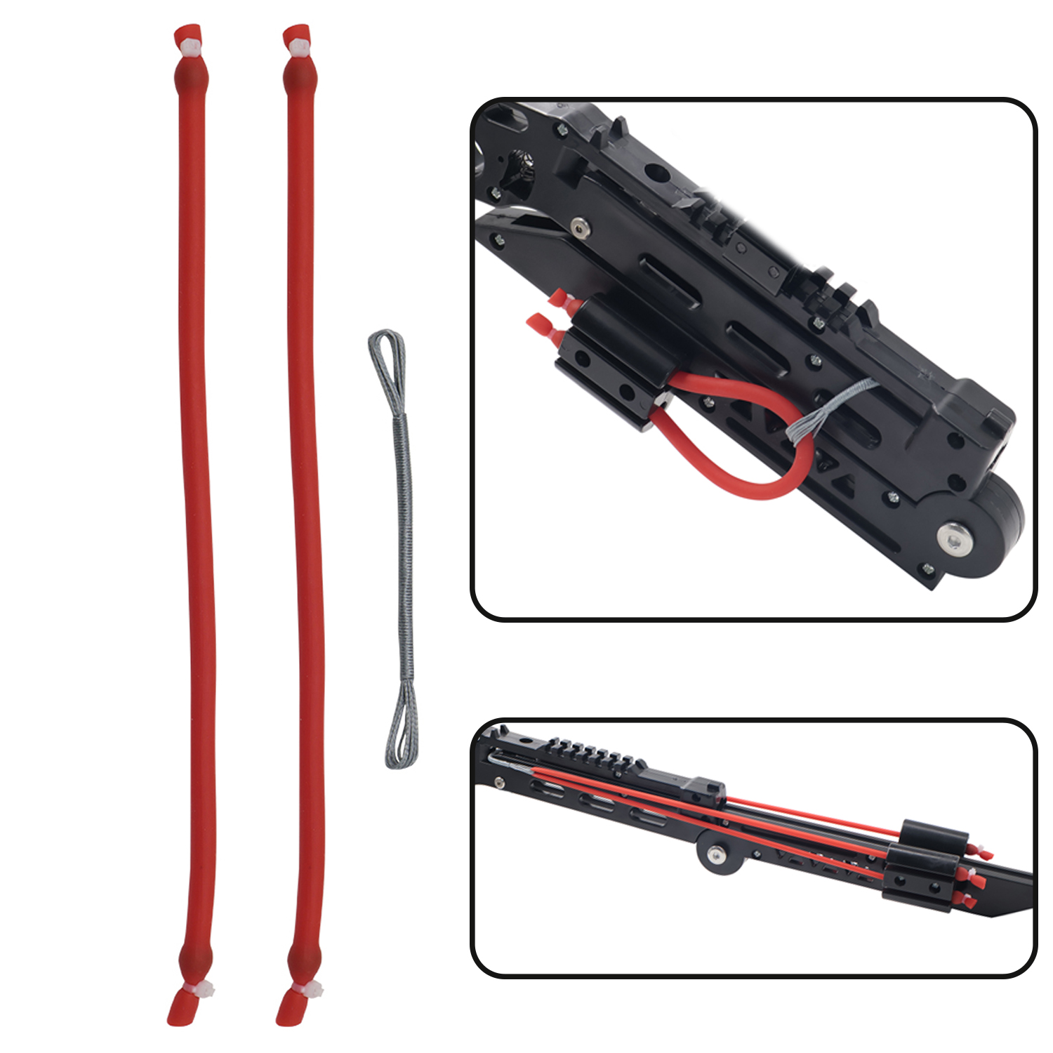 Outdoor Hunting Launcher - ยางรัดหนังสติ๊กแบบพับได้, ยางรัดหนังสติ๊กสำหรับล่าสัตว์ 3060, อุปกรณ์เสริมหนังสติ๊กสำหรับการยิงแบบมืออาชีพ, อุปกรณ์เสริมสำหรับการยิงแบบ DIY