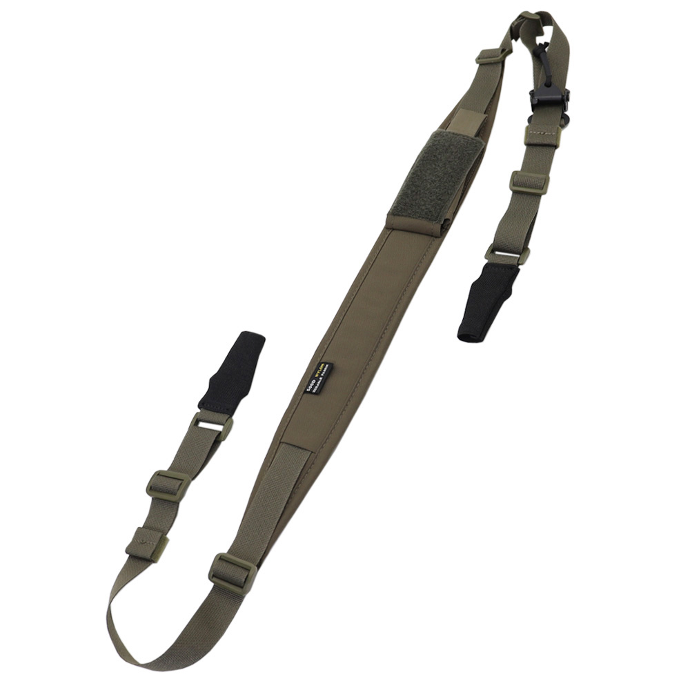 Rifle Sling Swivel - สายสลิงปืนไรเฟิลแบบแยกส่วนแนวยุทธวิธี Tali bahu ความยาวปรับได้2จุด/1จุด selempang pistol