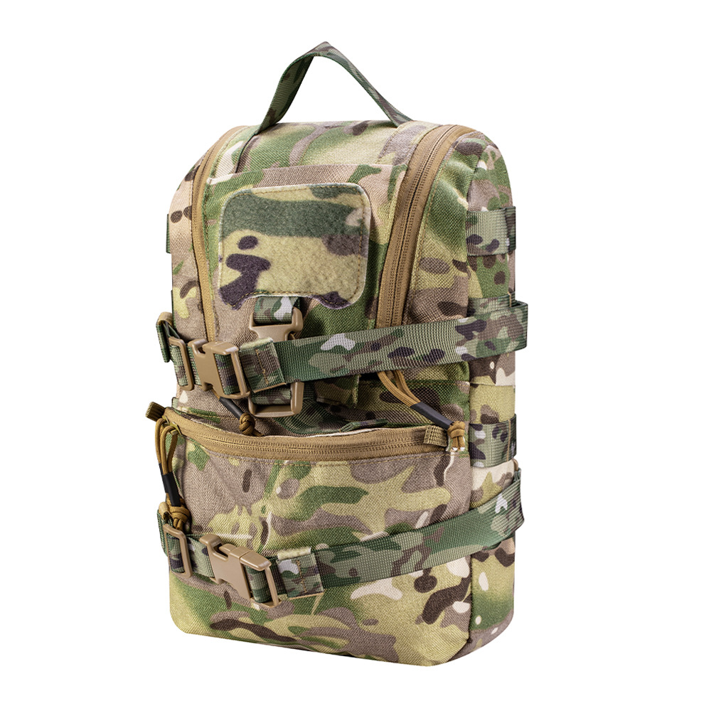 Outdoor Hunting Pictures - กระเป๋าเป้สะพายหลังแบบยุทธวิธี Molle พร้อมกระเป๋าใส่น้ำแบบพรางตัว สำหรับกิจกรรมกลางแจ้ง ล่าสัตว์ EDC