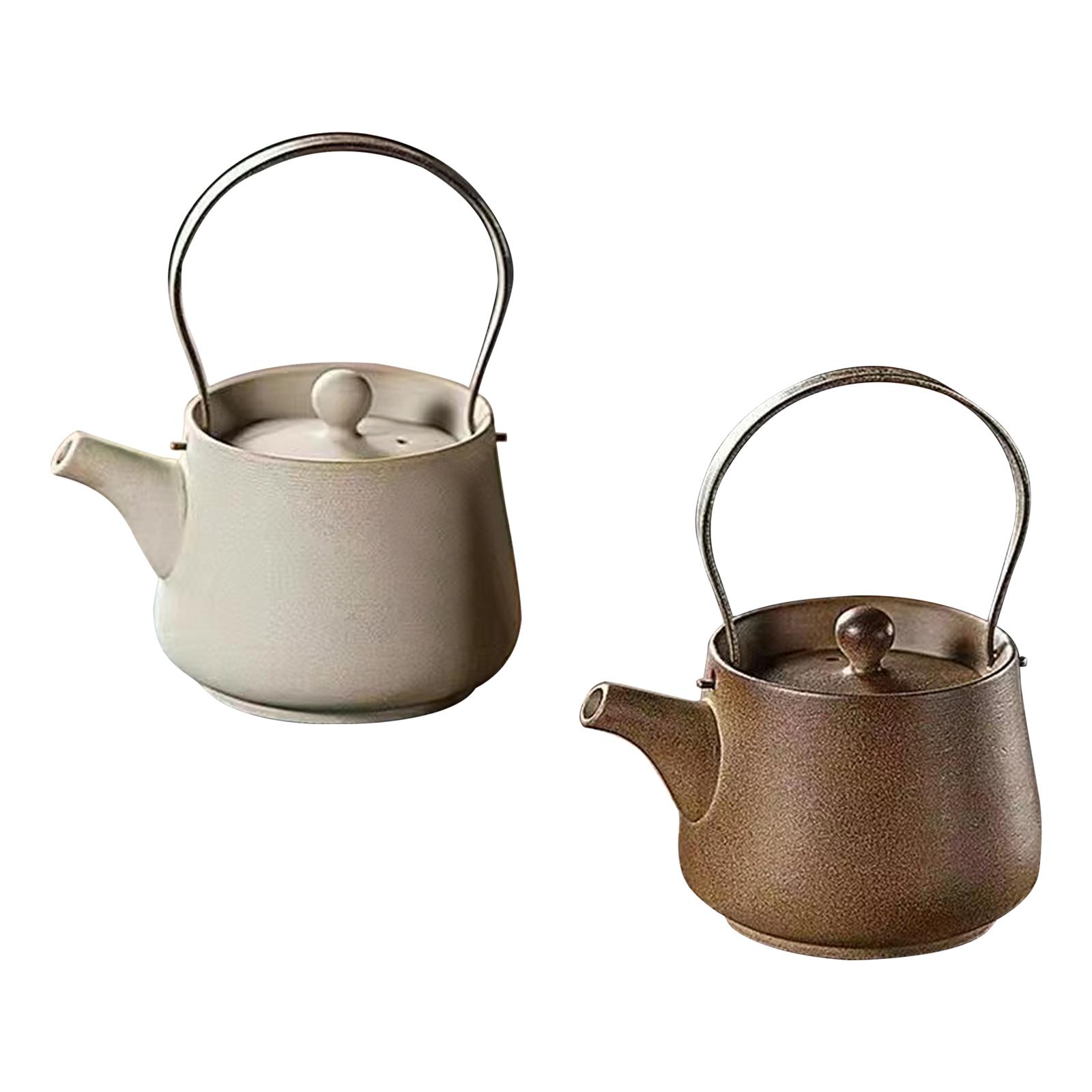 Outdoor Hunting Kitchen - 200ml กาน้ําชาเซรามิค Farmhouse ชา Infuser ชากาต้มน้ําสําหรับต้มน้ําร้อนสําหรับ