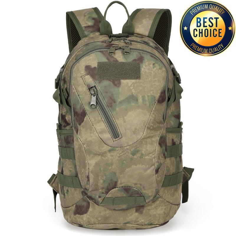 Outdoor Hunting Bag - กระเป๋าเป้เดินทาง กระเป๋าเป้ทางยุทธวิธี 900D กระเป๋าเดินป่าลายพราง กระเป๋าเดินทางสำหรับล่าสัตว์ ปีนเขา