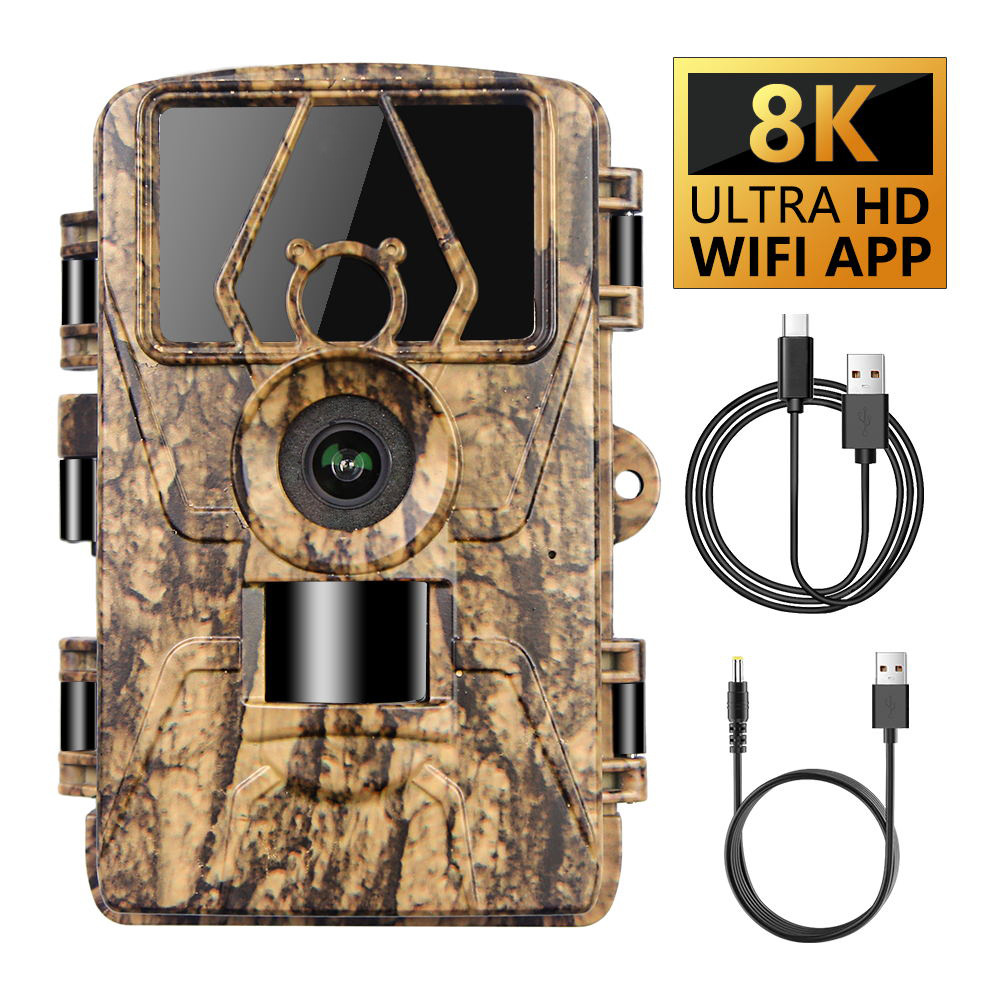 Outdoor Hunting Camera Wifi - กล้องติดตาม PR801W Ultra Clear 8K วิดีโอ