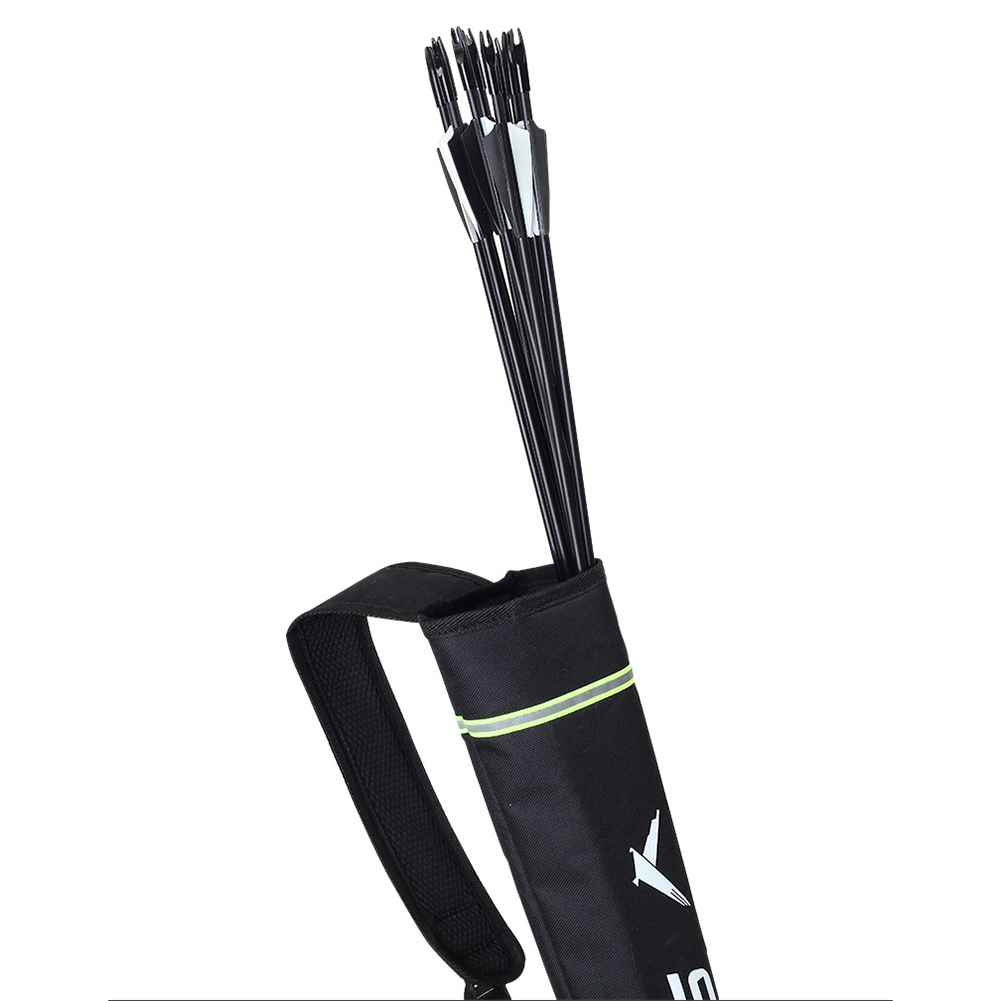 Quiver Arrow Back - กระบอกใส่ลูกธนูแบบสะท้อนแสง ไม่มีท่อ สำหรับฝึกซ้อมกลางแจ้ง บรรจุลูกธนูได้ 40-50 ดอก