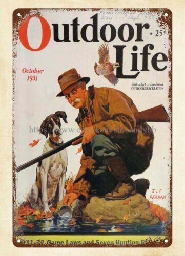 Outdoor Hunting Dogs - ภาพปกนิตยสาร OUTDOOR LIFE ปี 1931 ภาพภายในบ้าน