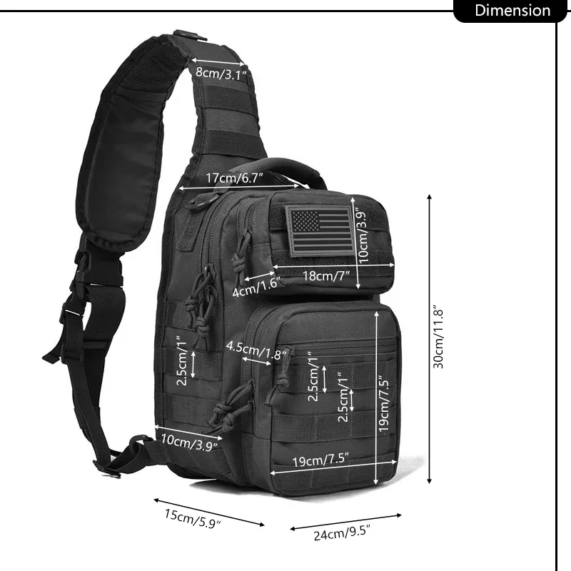 กระเป๋าคาดไหล่กลางแจ้ง D1-Outd - Outdoor Hunting Packs บทวิจารณ์และราคา