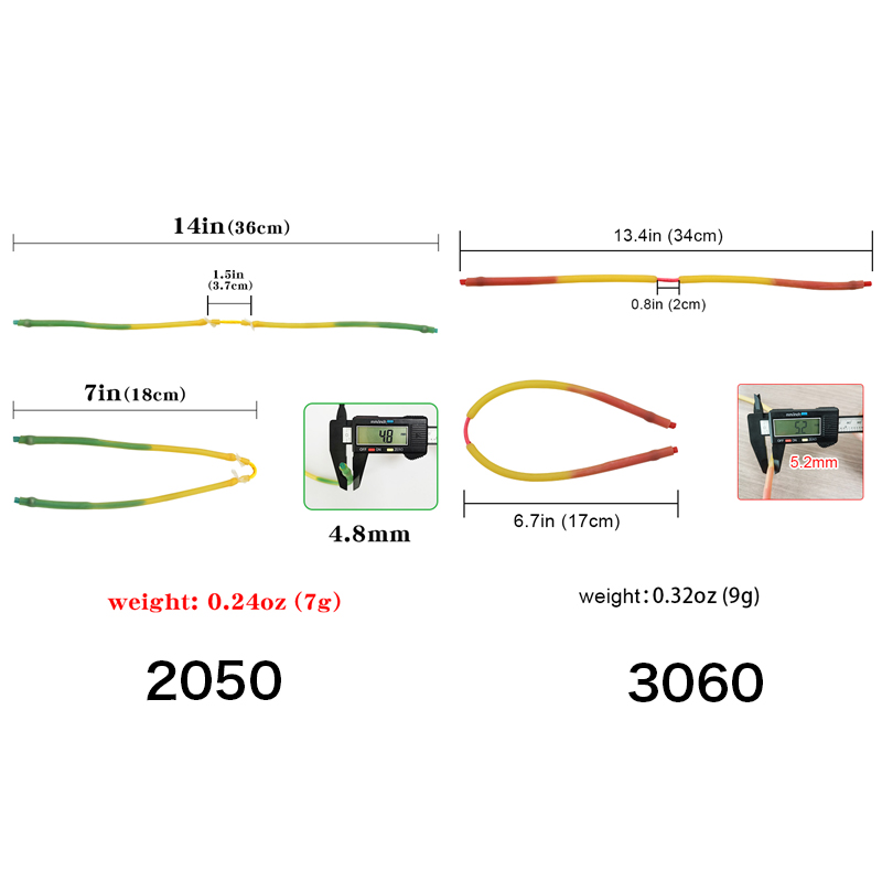 10pcs 2050 3060 ปลายิงยาง Prof - Outdoor Hunting Launcher บทวิจารณ์และราคา