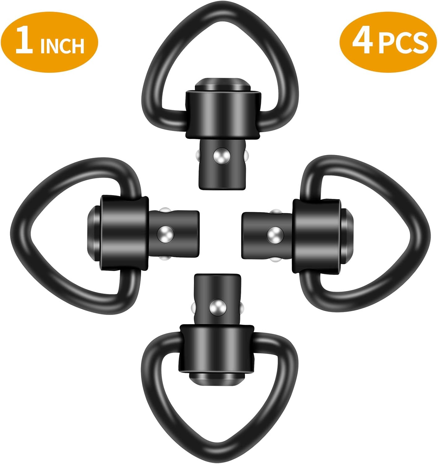 4PCS ยุทธวิธีสายคล้องปืนสลิงหม - Rifle Sling Swivel บทวิจารณ์และราคา
