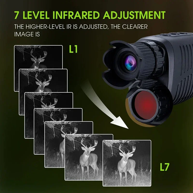 กล้องมองกลางคืนแบบตาเดียว HD 1 - Outdoor Hunting Range บทวิจารณ์และราคา