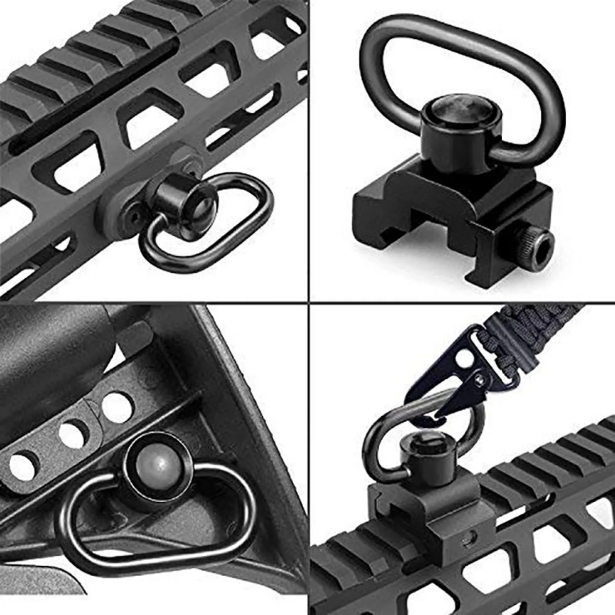 สายสะพายปืนแบบยุทธวิธี หัวเข็ม - Rifle Sling Swivel บทวิจารณ์และราคา