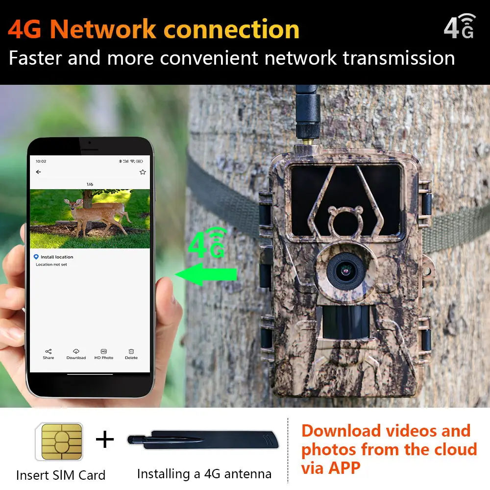 1Pcs HD8K กล้องอินฟราเรดสําหรั - Outdoor Hunting Camera Wifi บทวิจารณ์และราคา