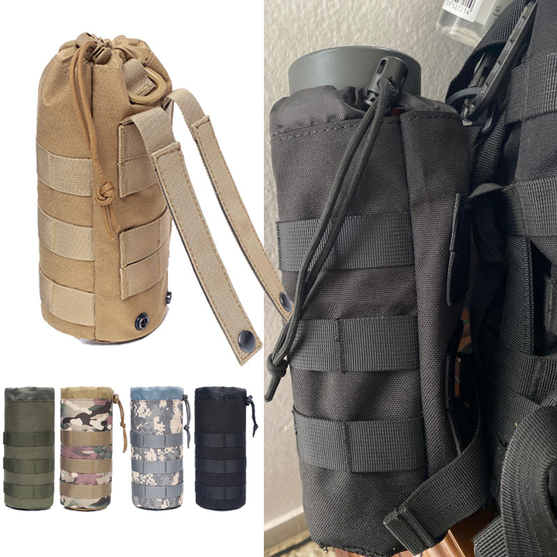 ยุทธวิธี MOLLE ขวดน้ํากระเป๋าผ - Outdoor Hunting Pictures บทวิจารณ์และราคา