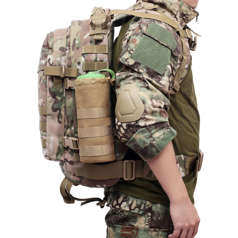 ยุทธวิธี MOLLE ขวดน้ํากระเป๋าผ - Outdoor Hunting Pictures บทวิจารณ์และราคา