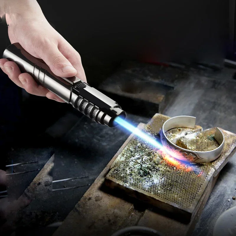 ปืนพ่นไฟโลหะขนาดใหญ่ ไฟสีน้ำเง - Outdoor Hunting Kitchen บทวิจารณ์และราคา