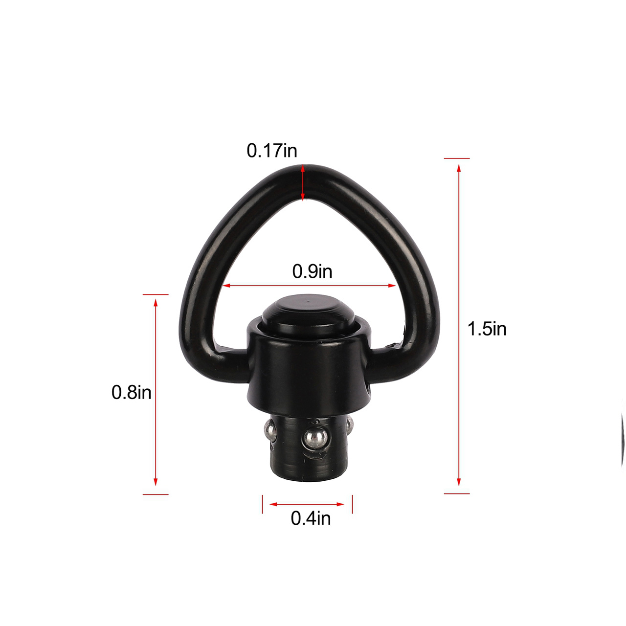 2PCS ปืนไรเฟิล PUSH ปุ่ม QD Re - Rifle Sling Swivel บทวิจารณ์และราคา