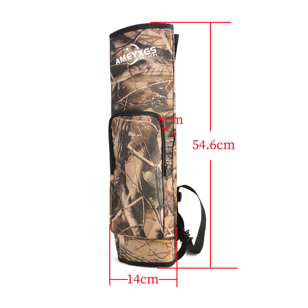 Camo Canvas Back Quiver แบบพกพ - Quiver Arrow Back บทวิจารณ์และราคา