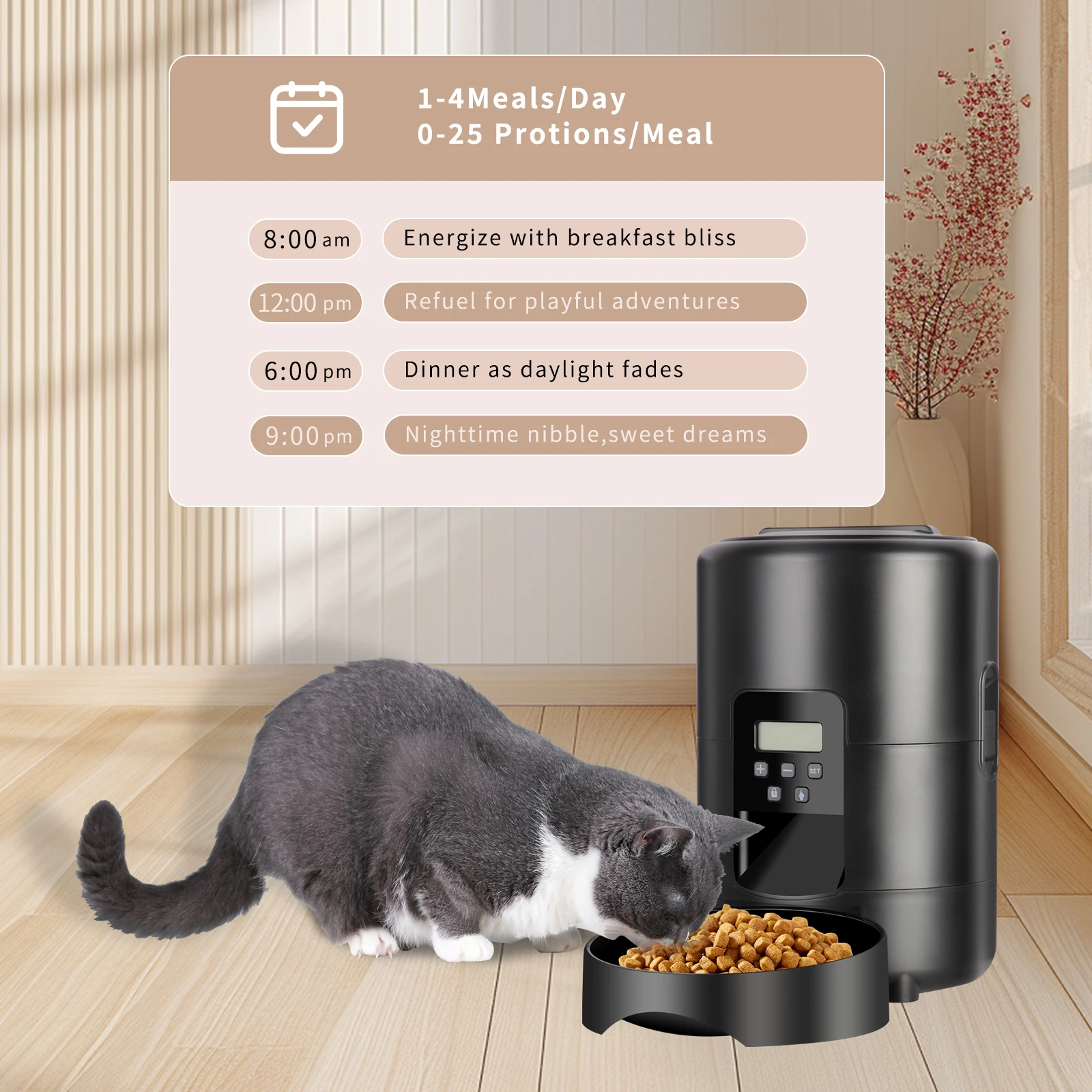 เครื่องให้อาหารสัตว์เลี้ยงอัตโ - Outdoor Hunting Kitchen บทวิจารณ์และราคา
