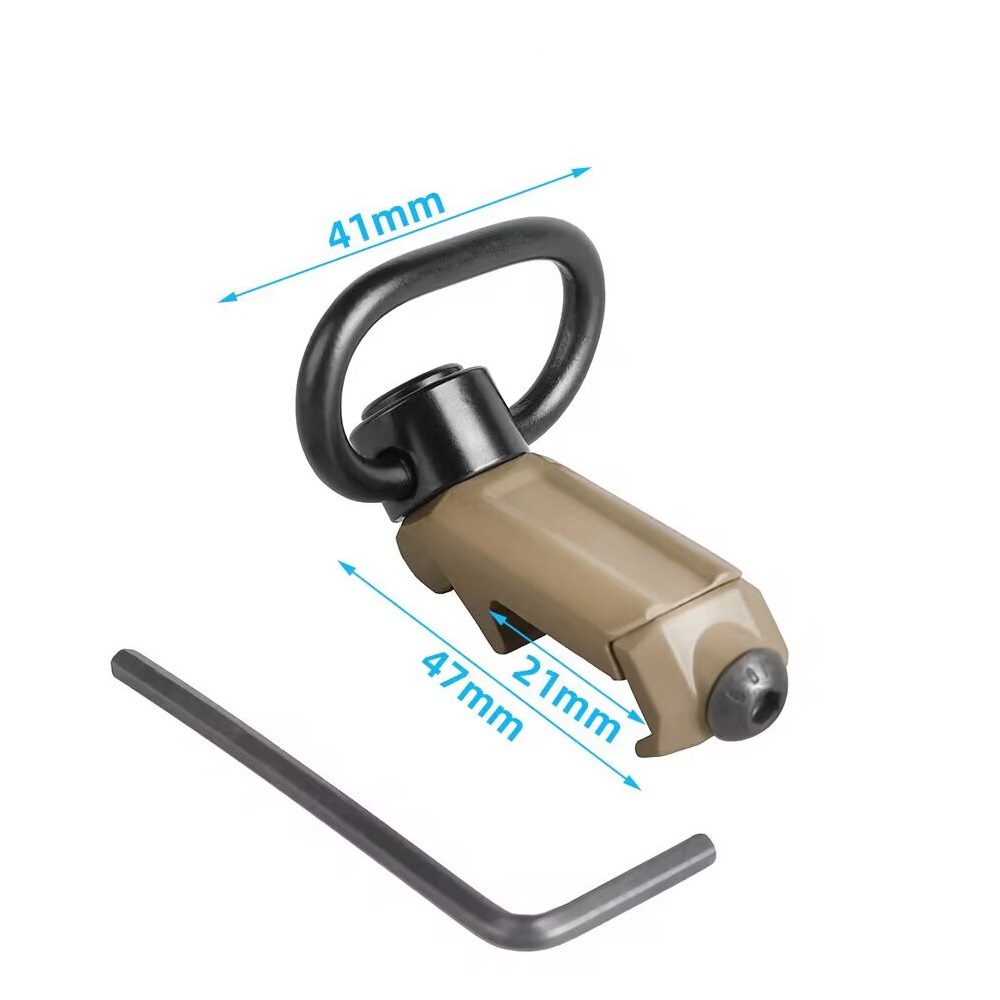 อะแดปเตอร์ยึดสายสะพายปืนแบบยุท - Rifle Sling Swivel บทวิจารณ์และราคา