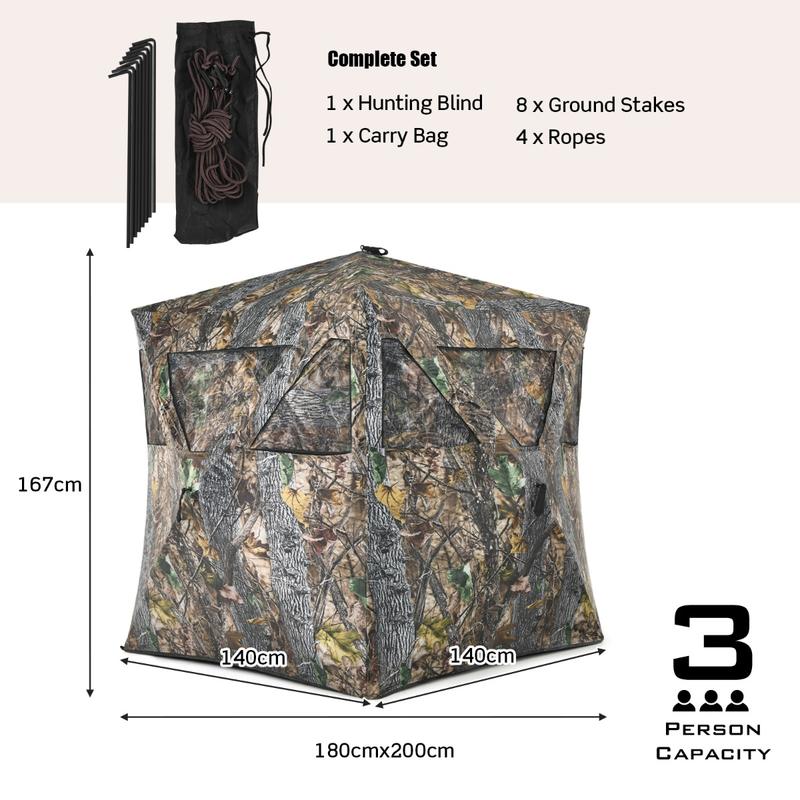 เต็นท์พรางตัวแบบพกพาสำหรับล่าส - Hunting & Outdoor Supplies บทวิจารณ์และราคา