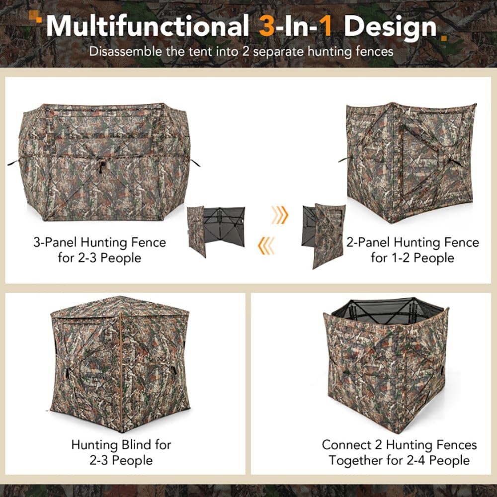 เต็นท์ล่าสัตว์แบบถอดประกอบได้  - Hunting & Outdoor Supplies บทวิจารณ์และราคา