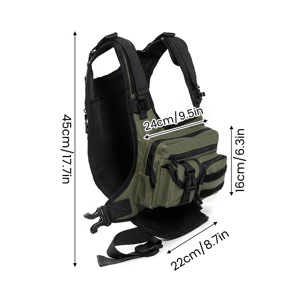 เสื้อกั๊กยุทธวิธีกลางแจ้งแบบหล - Outdoor Hunting Bag บทวิจารณ์และราคา