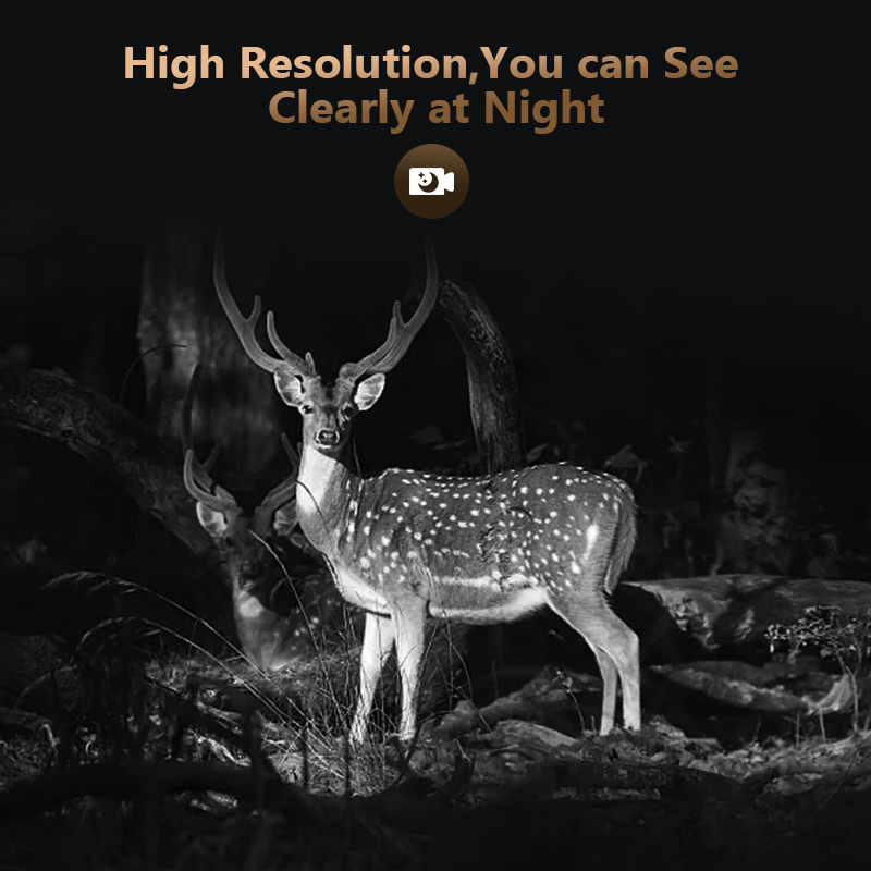 กล้องล่าสัตว์ป่ากลางแจ้ง4MP 4G - Outdoor Hunting Camera Wifi บทวิจารณ์และราคา