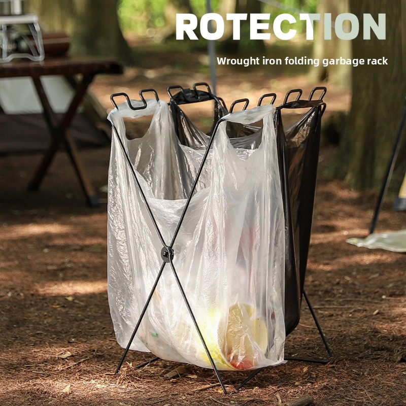 ที่วางถุงขยะแบบพับได้, ที่วางถ - Outdoor Hunting Kitchen บทวิจารณ์และราคา
