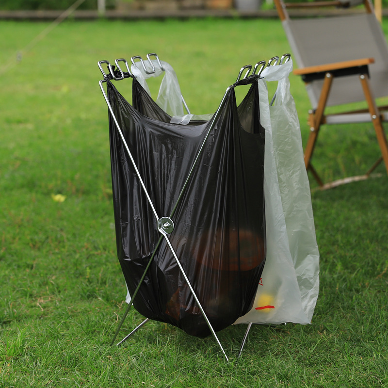 ที่วางถุงขยะแบบพับได้, ที่วางถ - Outdoor Hunting Kitchen บทวิจารณ์และราคา