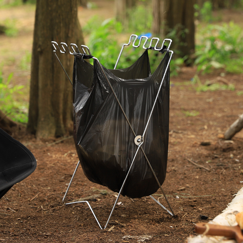 ที่วางถุงขยะแบบพับได้, ที่วางถ - Outdoor Hunting Kitchen บทวิจารณ์และราคา