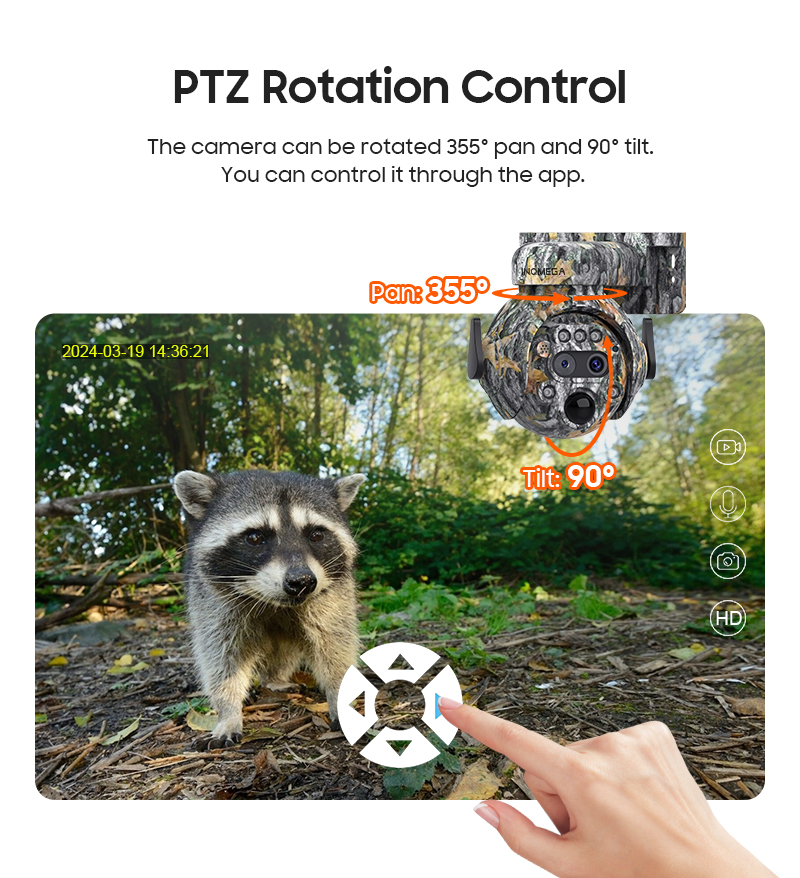 INQMEGA 4K 4G SIM กล้องรักษาคว - Outdoor Hunting Camera Wifi บทวิจารณ์และราคา