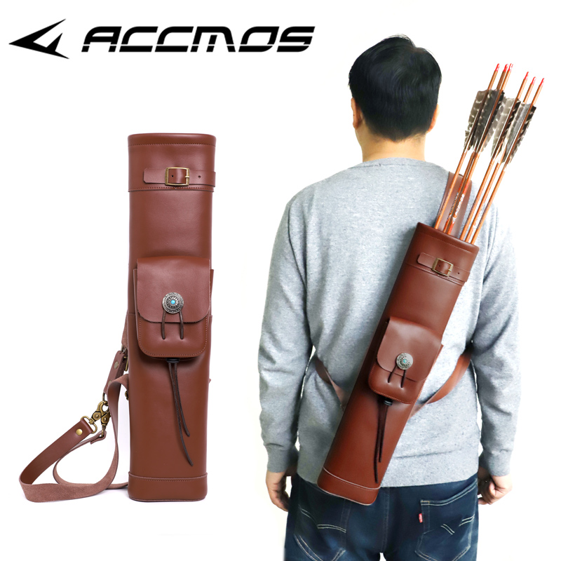 กระบอกใส่ลูกธนูหนังวัวแบบดั้งเ - Quiver Arrow Back บทวิจารณ์และราคา