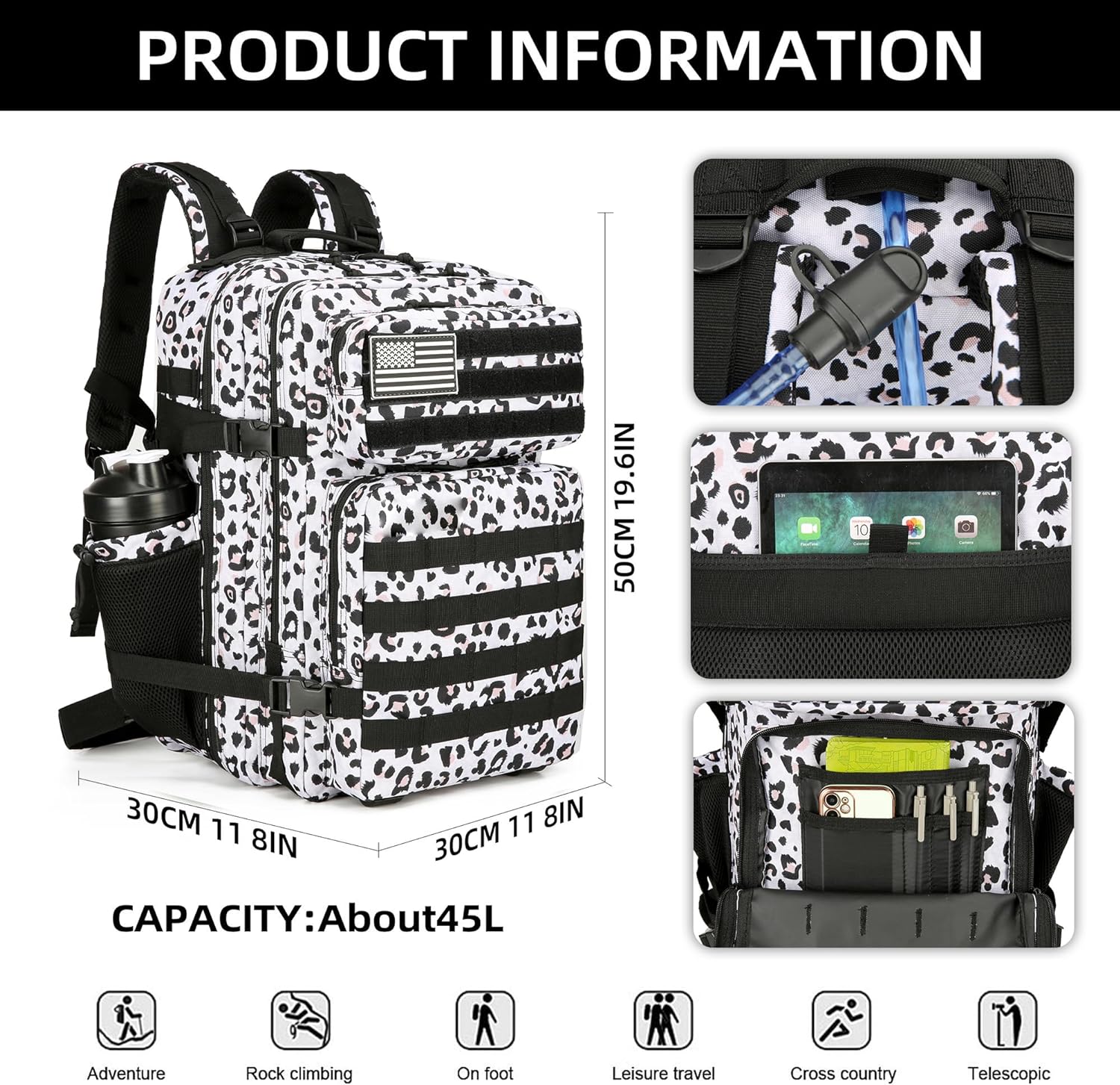 กระเป๋าเป้สะพายหลังยุทธวิธี3P  - Outdoor Hunting Packs บทวิจารณ์และราคา