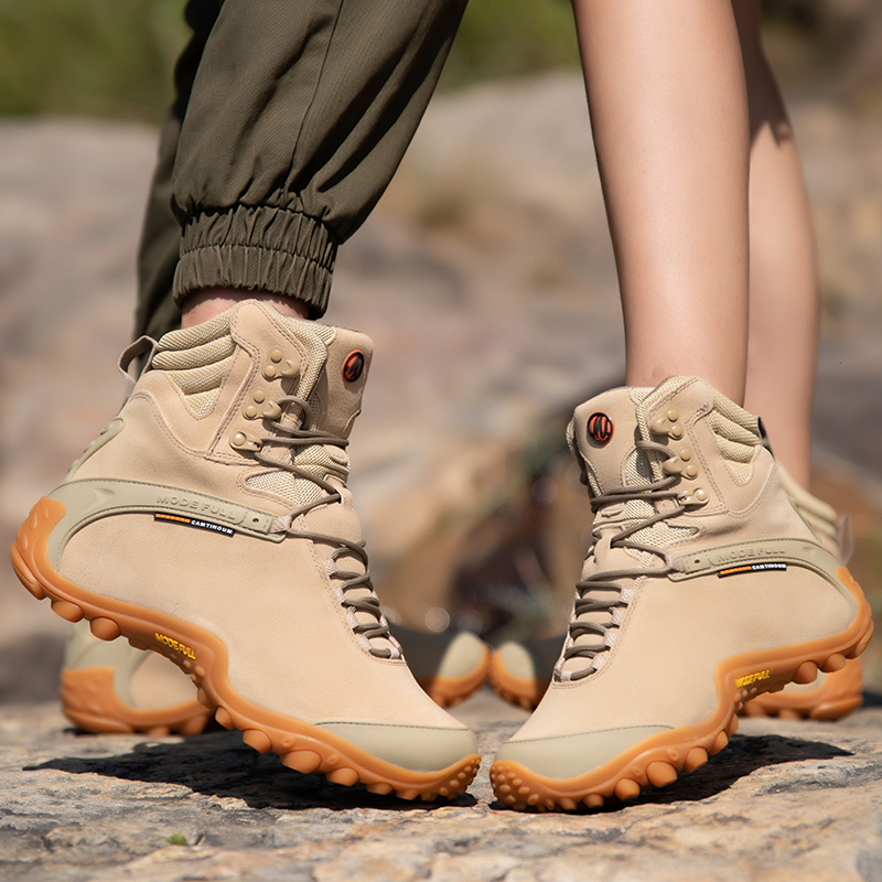 วัวหนังผู้ชายฤดูหนาวรองเท้าเดิ - Outdoor Hunting Fabric บทวิจารณ์และราคา