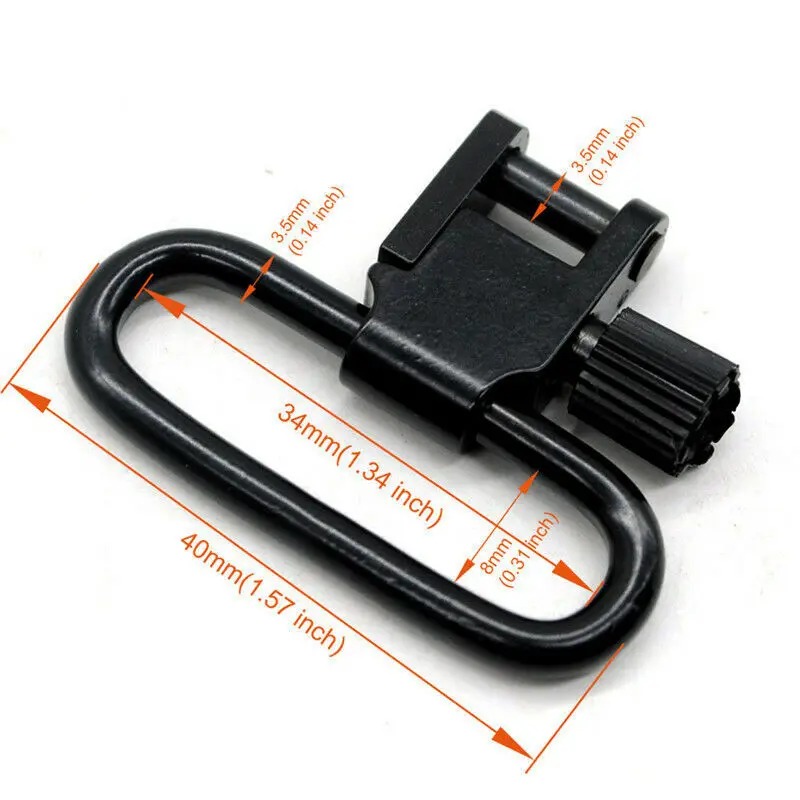 QD สลิงหมุนสองจุดสลิงเข็มขัดหั - Rifle Sling Swivel บทวิจารณ์และราคา